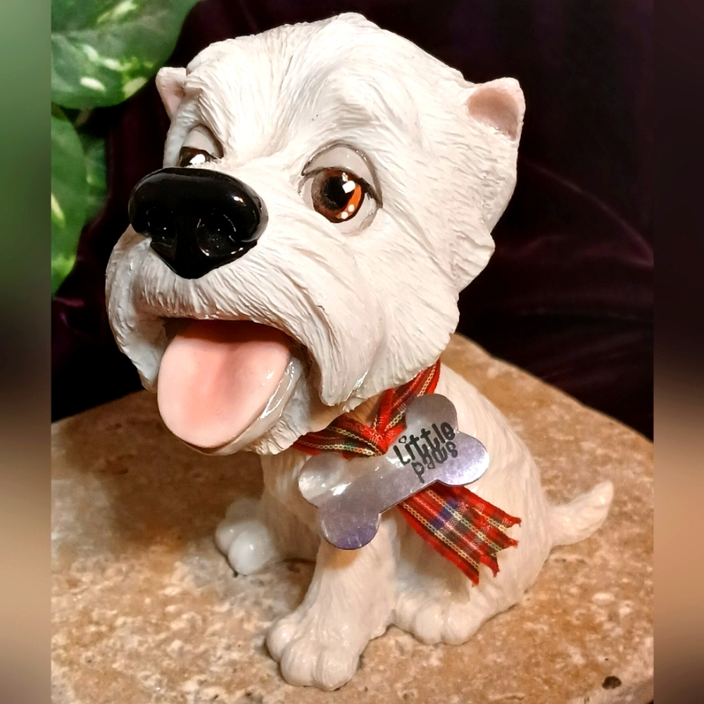 Cute lil West Highland Terrier Figurine Aurora Designs UK "Harry the Westie" EXC
